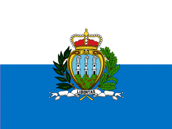 San Marinos Flagge