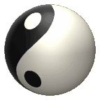 Ganzheitssymbol von Ying und Yang der Gegenstze
