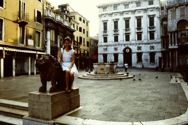 'Zofe' der Dogeressa auf dem Lwen von San Marco