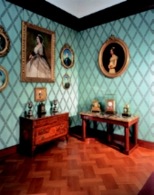 Blaues Schreibzimmer des Biotischen beim Grnen Salon